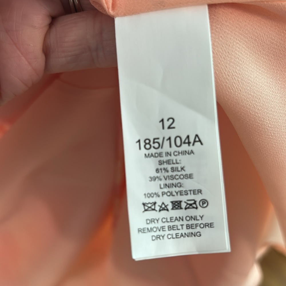 kate spade Falling Flower Jacquard Silk Dress - Picture 9 of 9